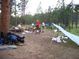 Campsite at Upper Dean Cow
